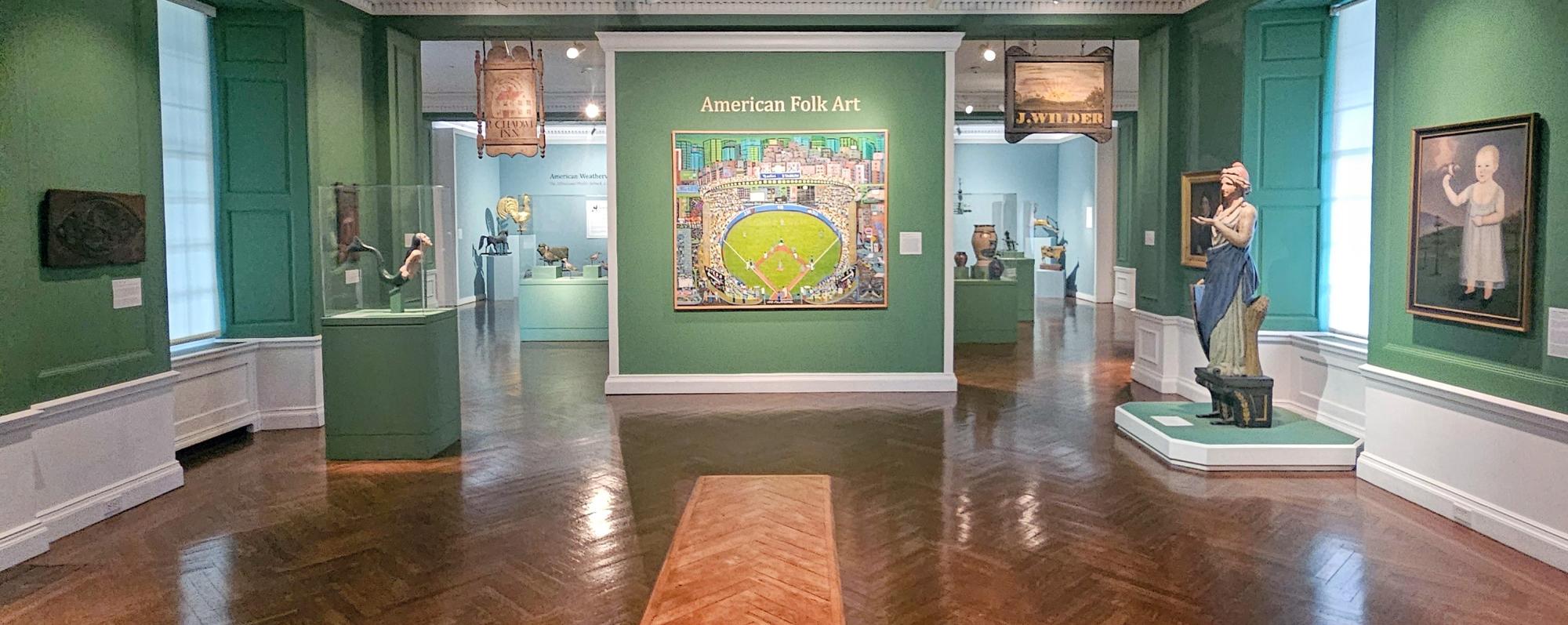 The American Folk Art exhibit at Fenimore Art Museum in Cooperstown