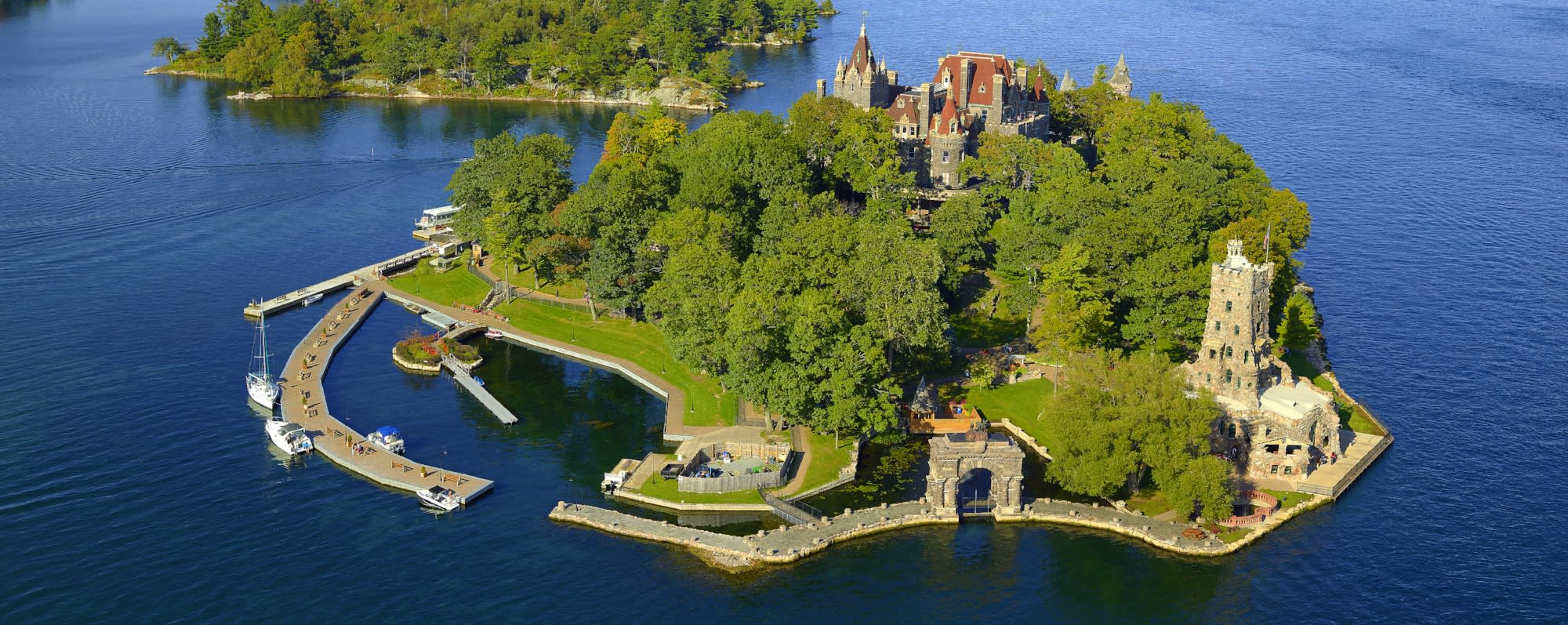 boldt castle aerial