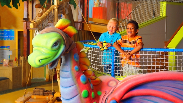 Kids playing at the Strong National Museum of Play