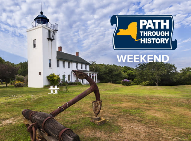 The Horton Point Lighthouse Museum with the Path Through History Weekend logo