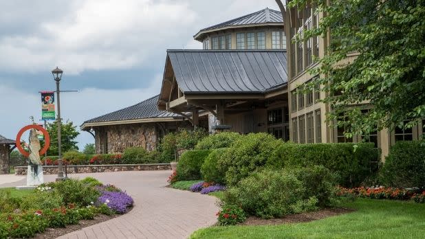 Exterior view of Bethel Woods Center for the Arts