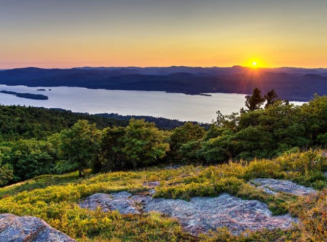 View of Lake George from Buck Mountain