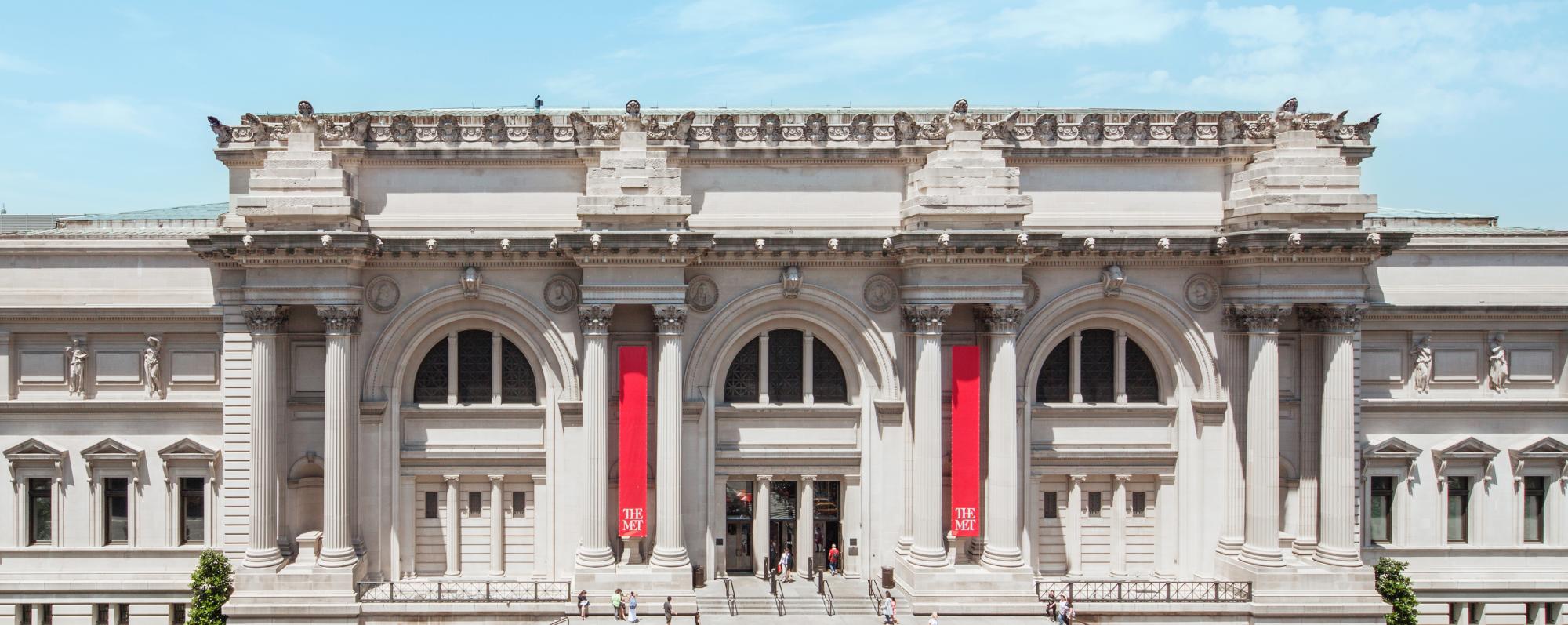 Front Entrance Of The Metropolitan Museum of Art