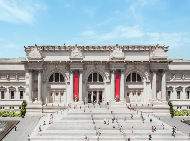 Front Entrance Of The Metropolitan Museum of Art