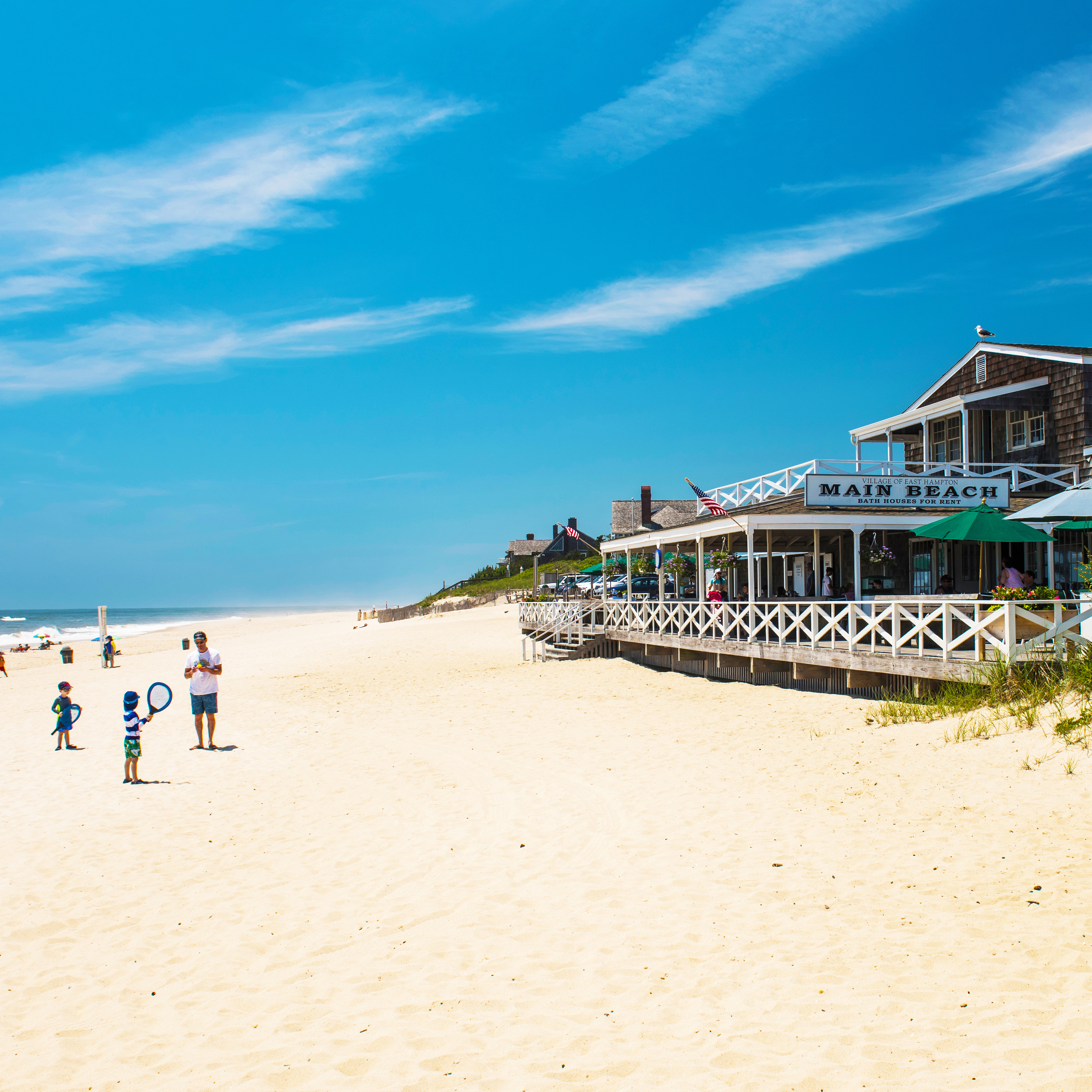 Main Beach in East Hampton on Long Island