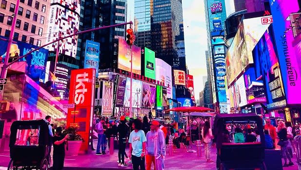 Times Square in New York City