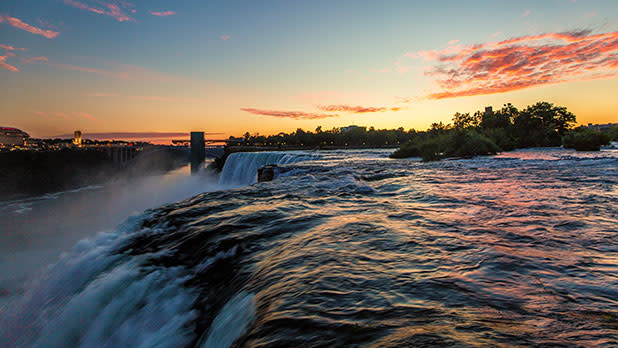 Niagara Falls State Park at Sunset - Photo Courtesy of Beautiful Destinations