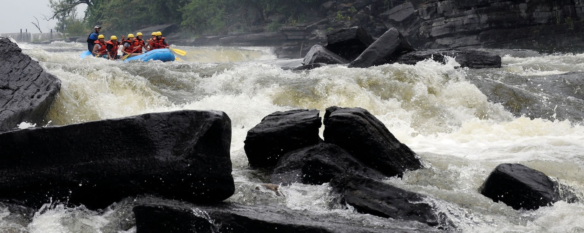 Whitewater rafting on the Black River