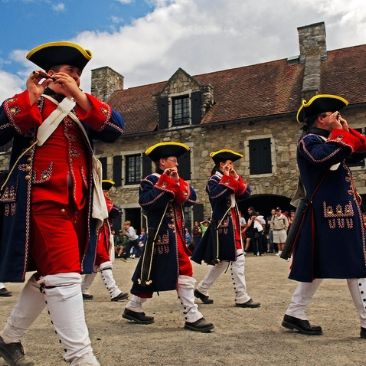 French & Indian War reenactment at Fort Ticonderoga.